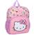 Sac à dos maternelle fille hello kitty 30 cm à poche zippée Blanc / rose / clair 1 - vertbaudet enfant 