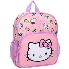 Sac à dos maternelle hello kitty 30 cm à poche zippée  - vertbaudet enfant