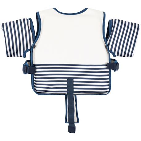 Gilet de natation hollis marin stripes (2-3 ans) Bleu, blanc 2 - vertbaudet enfant 