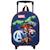 Sac à dos maternelle garçon avec roulettes avengers marvel 32 cm - trolley enfant Bleu marine 4 - vertbaudet enfant 