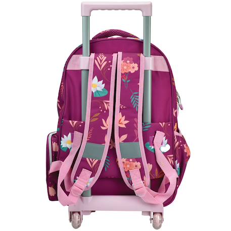 Sac à dos à roulettes enfant fille - princesse château - disney haut de gamme Multicolore 3 - vertbaudet enfant 