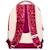 Sac à dos scolaire fille luna imprimé textile haut de gamme 43 cm Ecru/rouge 2 - vertbaudet enfant 