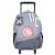 Sac à dos à roulettes garçon camps 43 cm avec compartiment ordinateur Gris / noir / noir 1 - vertbaudet enfant 