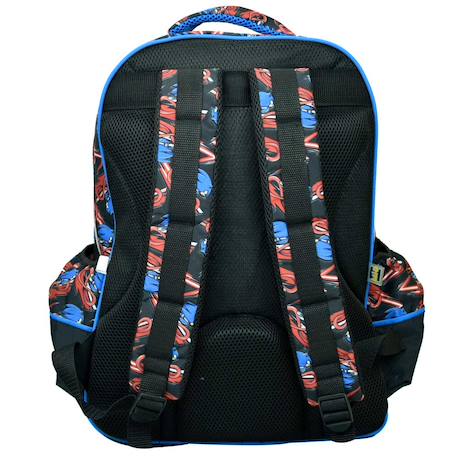 Sac à dos scolaire garçon sonic prime imprimé personnage 2 compartiments Bleu / rouge / blanc 3 - vertbaudet enfant 
