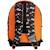 Sac à dos scolaire 2 compartiments voiture de course street racer 43 cm Noir / orange / blanc 2 - vertbaudet enfant 