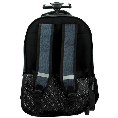 Sac à dos à roulettes maui and sons 48 cm 30 l – poignée télescopique Noir / bleu / marine / bleu 2 - vertbaudet enfant 