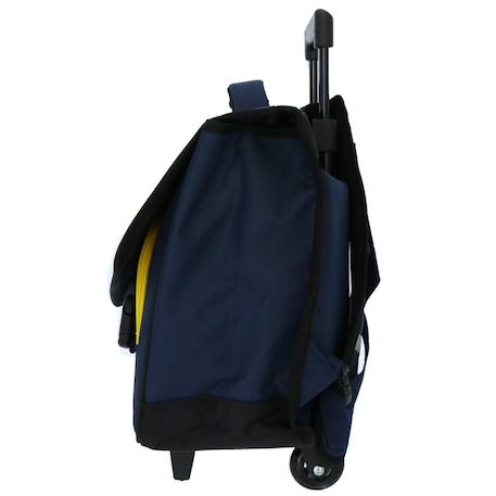 Cartable à roulettes garçon pikachu pokémon 2 compartiments 41 cm Bleu / jaune 2 - vertbaudet enfant 
