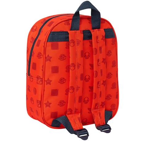 Sac à dos safta super mario 3d moulé en tissu synthétique Blanc / bleu / bleu 3 - vertbaudet enfant 