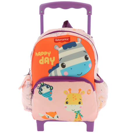 Sac à dos à roulettes maternelle zèbre fisher price 30 cm Multicolore 4 - vertbaudet enfant 