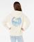 Sweat à capuche zippé lay day relaxed fille Bone 3 - vertbaudet enfant 