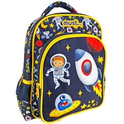 Sac à dos maternelle thème espace alien 31 cm  - vertbaudet enfant
