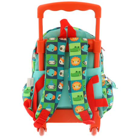 Sac à dos à roulettes maternelle animaux fisher price 30 cm Multicolore 3 - vertbaudet enfant 
