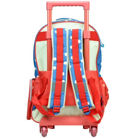 Sac à dos à roulettes fille - imprimé minnie flowers - licence disney Rose/multicolore 2 - vertbaudet enfant 