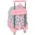 Sac à dos à roulettes minnie mouse minty 34 cm trolley maternelle Multicolore 2 - vertbaudet enfant 