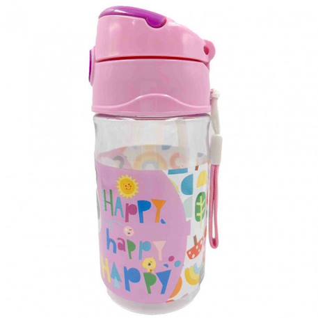 Biberon d eau avec paille et anses 350 ml panda – fisher-price Blanc/transparent 2 - vertbaudet enfant 