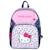 Sac à dos scolaire motif hello kitty dos moussé renforcé 42 cm Blanc / rose / bleu 1 - vertbaudet enfant 