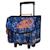 Cartable trolley 2 compartiments nerf playground 38 cm Bleu / orange / gris 1 - vertbaudet enfant 
