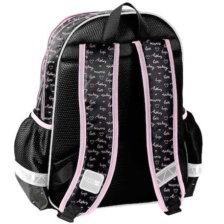 Sac à dos scolaire minnie imprimé licence disney Noir / rose 2 - vertbaudet enfant 