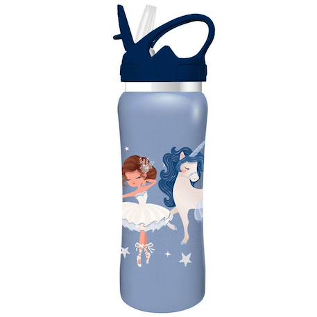 Kit repas 2 pièces pvc licorne ou sirène Bleu 3 - vertbaudet enfant 
