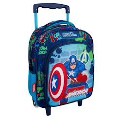 Trolley avengers captain america motif bouclier en polyester  - vertbaudet enfant