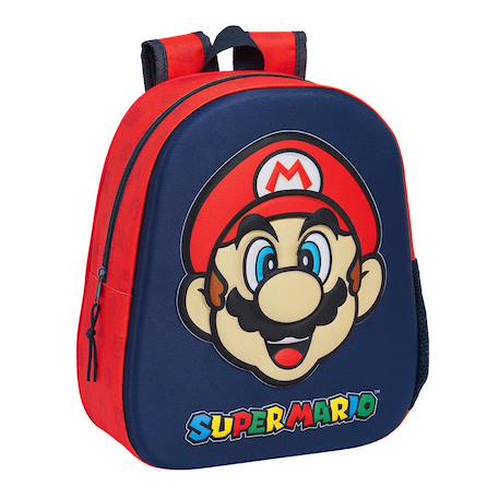 Garçon-Sac à dos maternelle garçon 3d motif super mario super mario