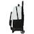 Sac à dos à roulettes garçon real madrid & 45 cm - trolley scolaire Noir / blanc 2 - vertbaudet enfant 