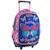 Sac à dos à roulettes make today beautiful papillons must 45 cm trolley Multicolore 1 - vertbaudet enfant 