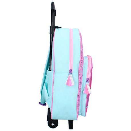 Sac à dos à roulettes enfant fille - impression gabby et la maison magique - gabdorable Multicolore 3 - vertbaudet enfant 
