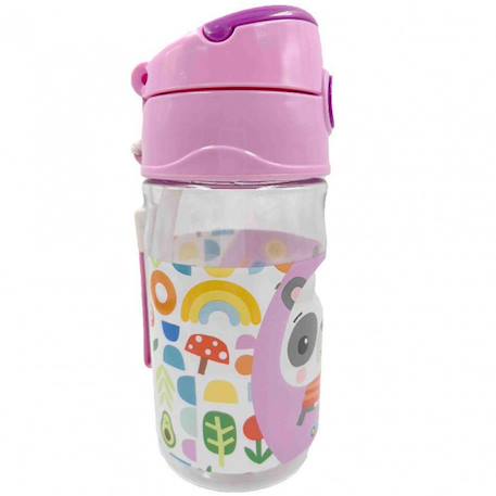 Biberon d eau avec paille et anses 350 ml panda – fisher-price Blanc/transparent 3 - vertbaudet enfant 