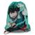 Sac piscine 42 cm à ficelles my hero academia – artwork anime Bleu / vert 2 - vertbaudet enfant 