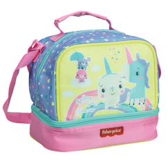 Sac goûter licorne rainbow 21 cm - sac déjeuner  - vertbaudet enfant