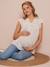 Blouse de grossesse détails jour échelle beige 2 - vertbaudet enfant 