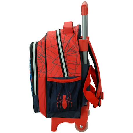 Trolley garçon sac à dos imprimé spider-man en tissu Multicolore 2 - vertbaudet enfant 