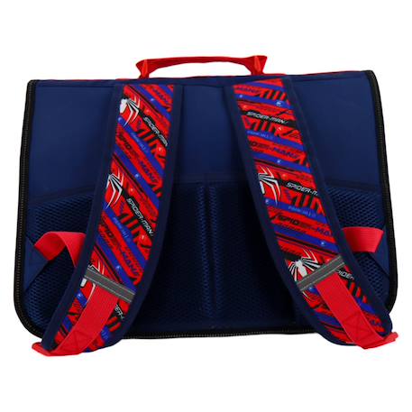 Cartable en tissu polyester haute qualité spiderman Bleu 2 - vertbaudet enfant 
