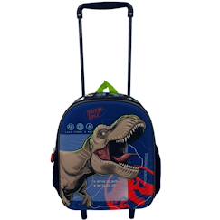 Sac à dos trolley jurassic world devant 3d moulé en synthétique  - vertbaudet enfant