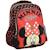 Sac à dos scolaire fille polyester motif pois minnie Rouge / bleu / jaune 1 - vertbaudet enfant 