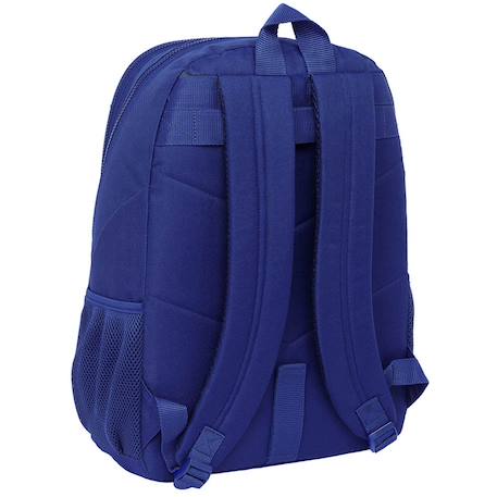 Sac à dos à roulettes en tissu tissé Bleu / rouge 3 - vertbaudet enfant 