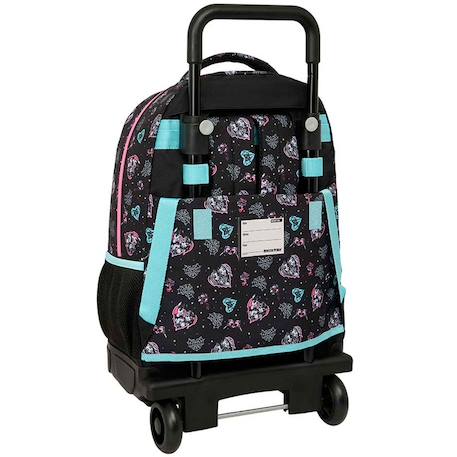Sac à dos à roulettes monster high 45 cm trolley haut de gamme Multicolore 2 - vertbaudet enfant 