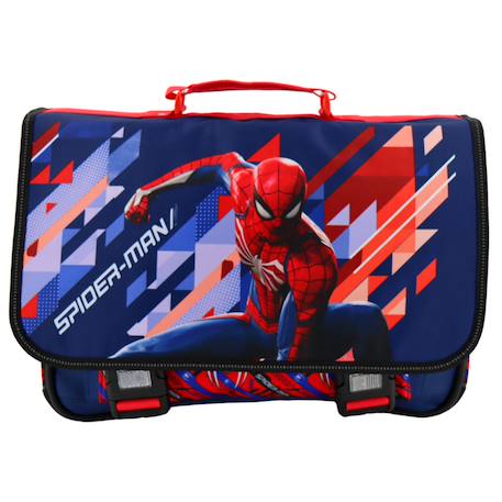 Cartable garçon en tissu polyester haute qualité spiderman Bleu 1 - vertbaudet enfant 