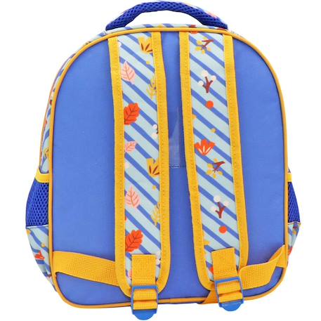 Sac à dos maternelle imprimé simba tissu doux disney Bleu / jaune / bleu 2 - vertbaudet enfant 