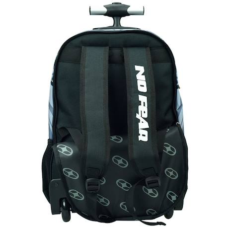 Sac à dos à roulettes imprimé robot no fear 48 cm Bleu / gris / noir 2 - vertbaudet enfant 