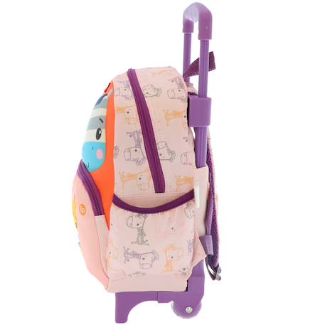 Sac à dos à roulettes maternelle zèbre fisher price 30 cm Multicolore 2 - vertbaudet enfant 