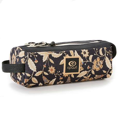 Trousse fille double compartiment polyester imprimé floral rip curl dreamer Bleu marine 1 - vertbaudet enfant 