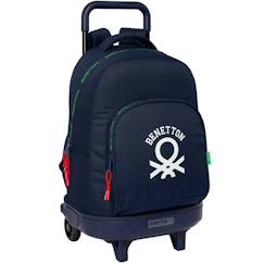 Sac à dos à roulettes benetton together 45 cm trolley haut de gamme  - vertbaudet enfant