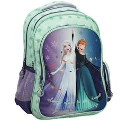 Sac à dos scolaire gim imprimé reine des neiges en tissu synthétique  - vertbaudet enfant