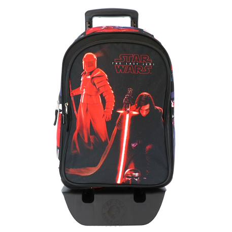 Sac à dos trolley garçon imprimé the last jedi en textile star wars Noir / rouge / jaune 3 - vertbaudet enfant 