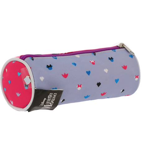 Trousse ronde minnie 21 cm Bleu / rose / noir 2 - vertbaudet enfant 