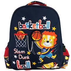 Sac à dos enfant garçon lion basketball 31 cm 1 compartiment  - vertbaudet enfant