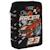 Trousse double compartiment rembourrée imprimé street racer must Noir / orange 1 - vertbaudet enfant 