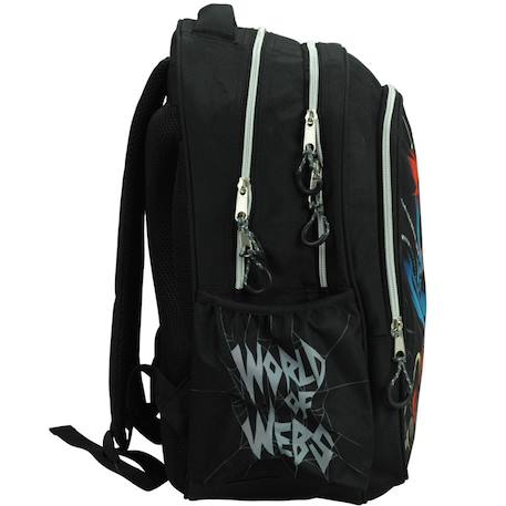 Sac à dos scolaire garçon spider-man en textile résistant spiderman Noir 3 - vertbaudet enfant 